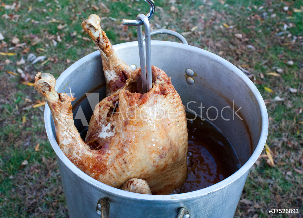 Deep fried turkey safety